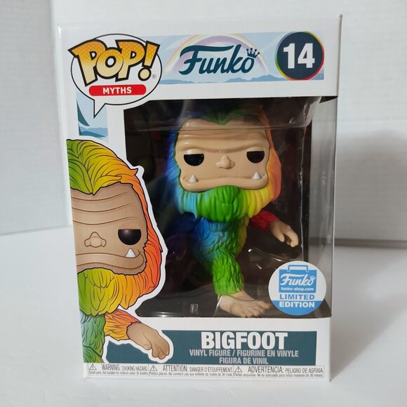 Pop! Myths - Bigfoot #14 (Rainbow) - Funko Limited Edition - Picture 1 of 6